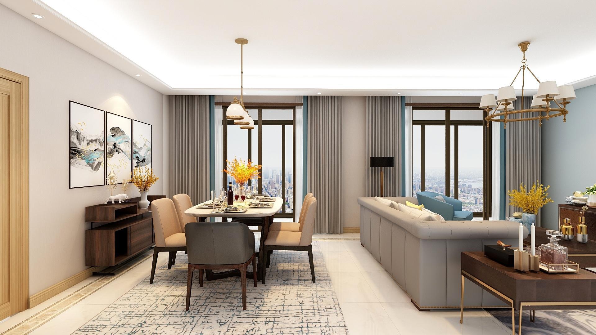 金灣明珠143㎡四室兩廳 經(jīng)典美式風(fēng)格，構(gòu)筑優(yōu)雅舒適理想家